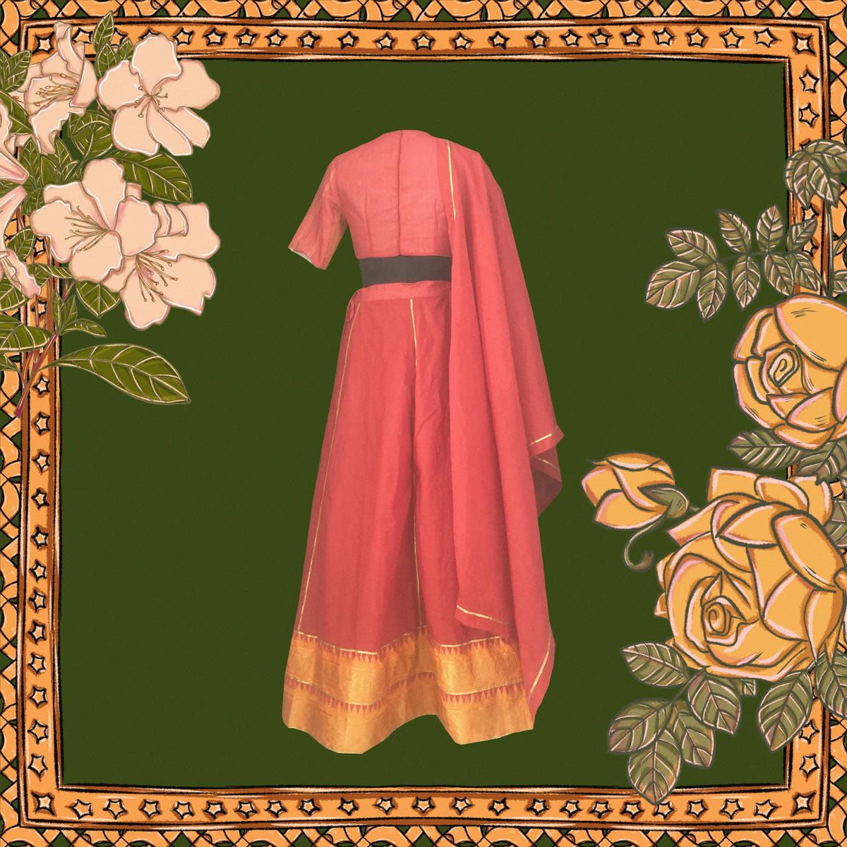 Stunning Red Lehenga - image 3