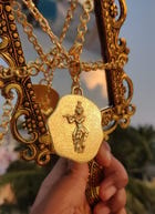 Krishna and Cow Pendant view 6