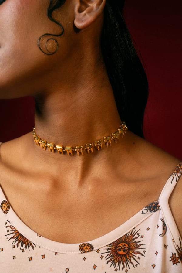AISHR The Store — Bite Me Teeth Neckpiece