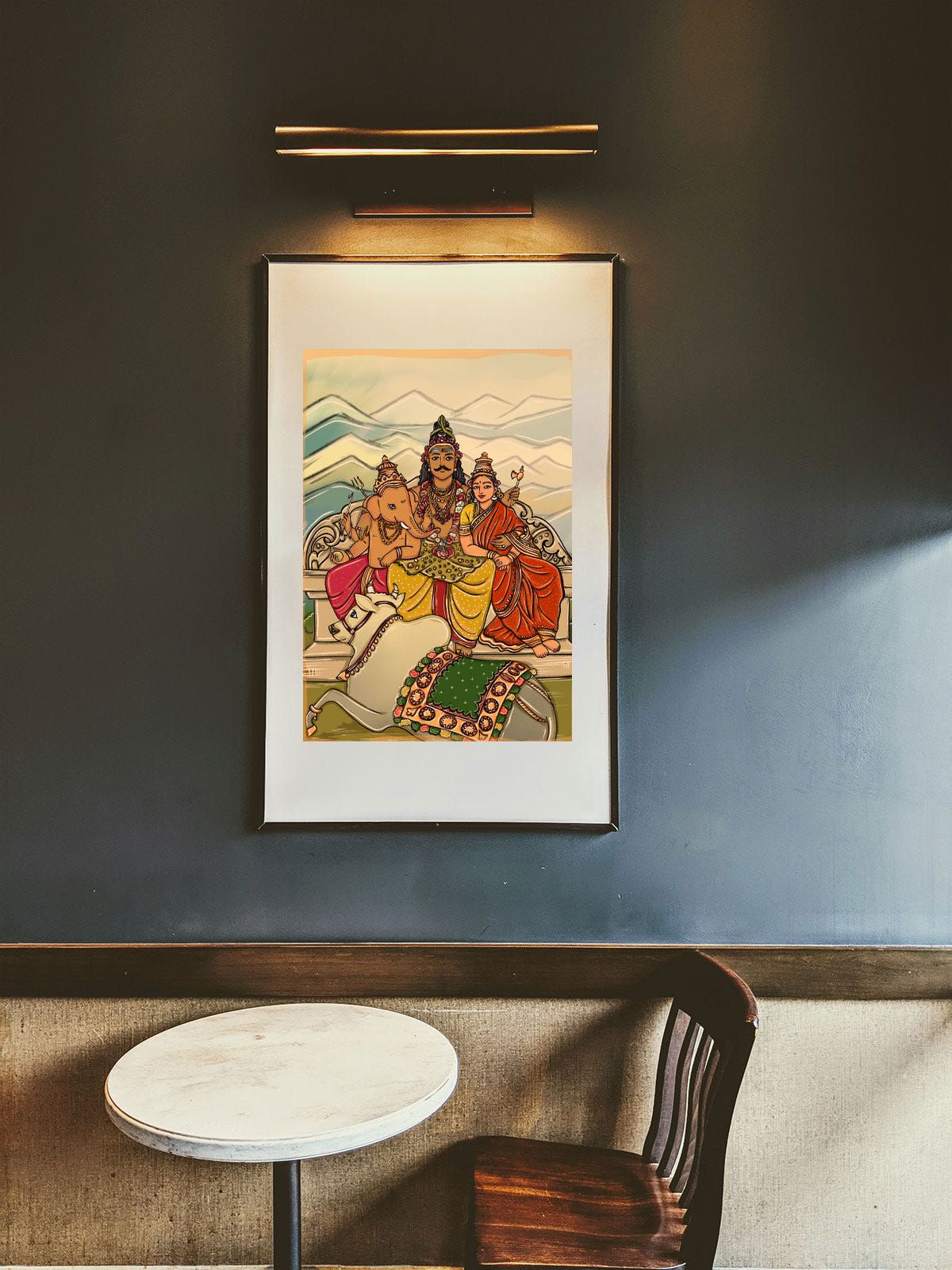 The Holy Family (Shiva, Parvathi & Ganesha) - image 1