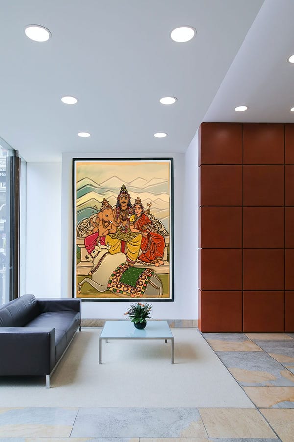 AISHR The Store — The Holy Family (Shiva, Parvathi & Ganesha)