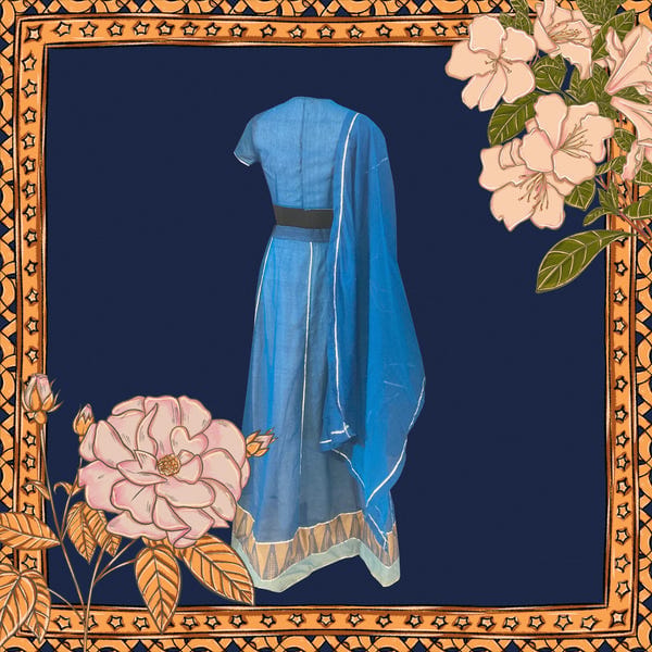 AISHR The Store — Cutest Blue Lehenga