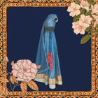 Cutest Blue Lehenga view 3