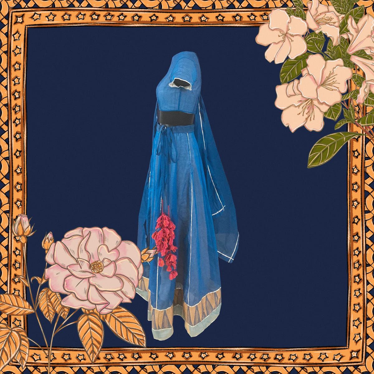 Cutest Blue Lehenga - image 4