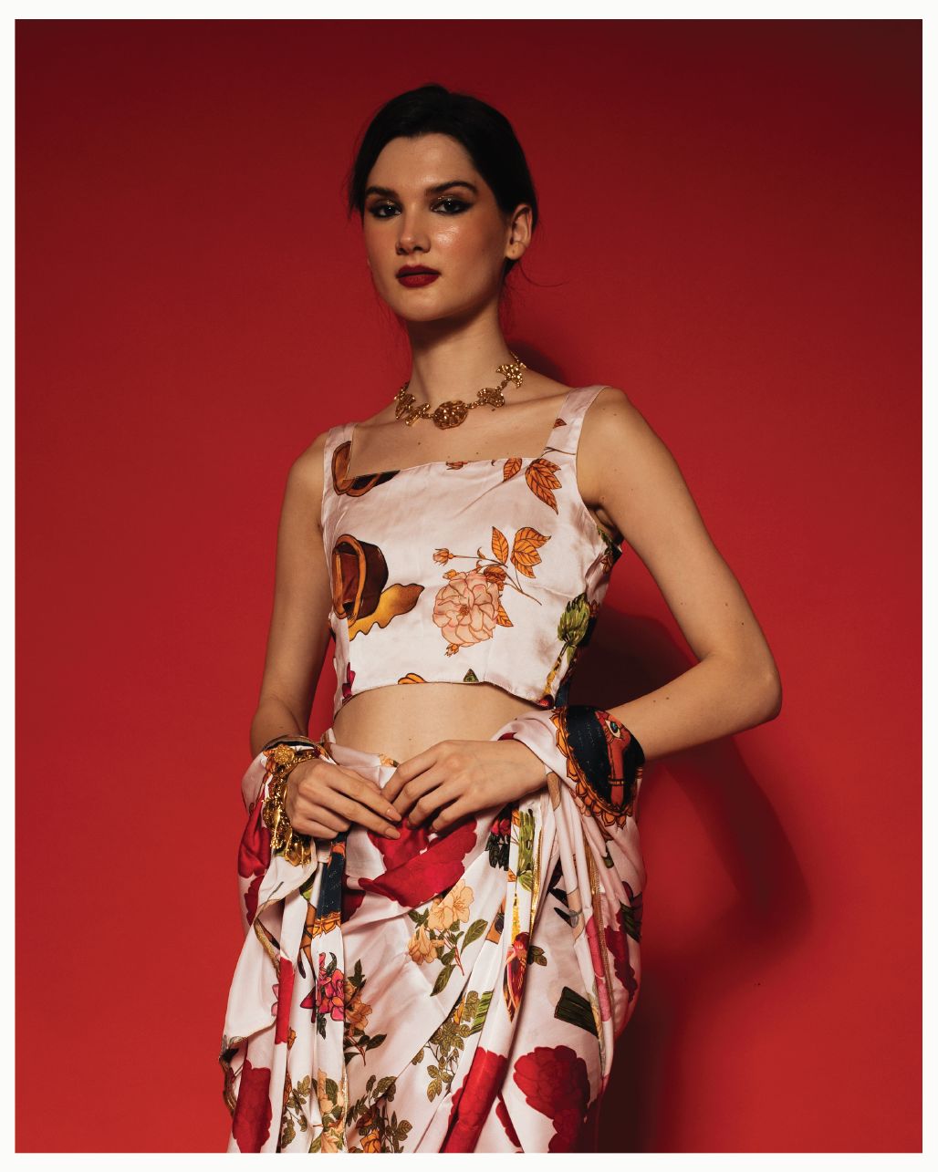 Vanakkam Tank Blouse Top - image 1
