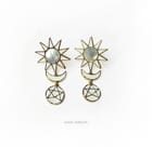 Sun Moon Money Earrings view 6