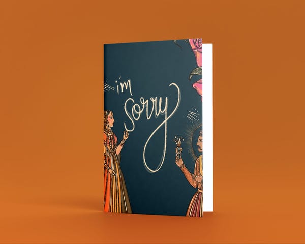 AISHR The Store — Sorry Greeting Card