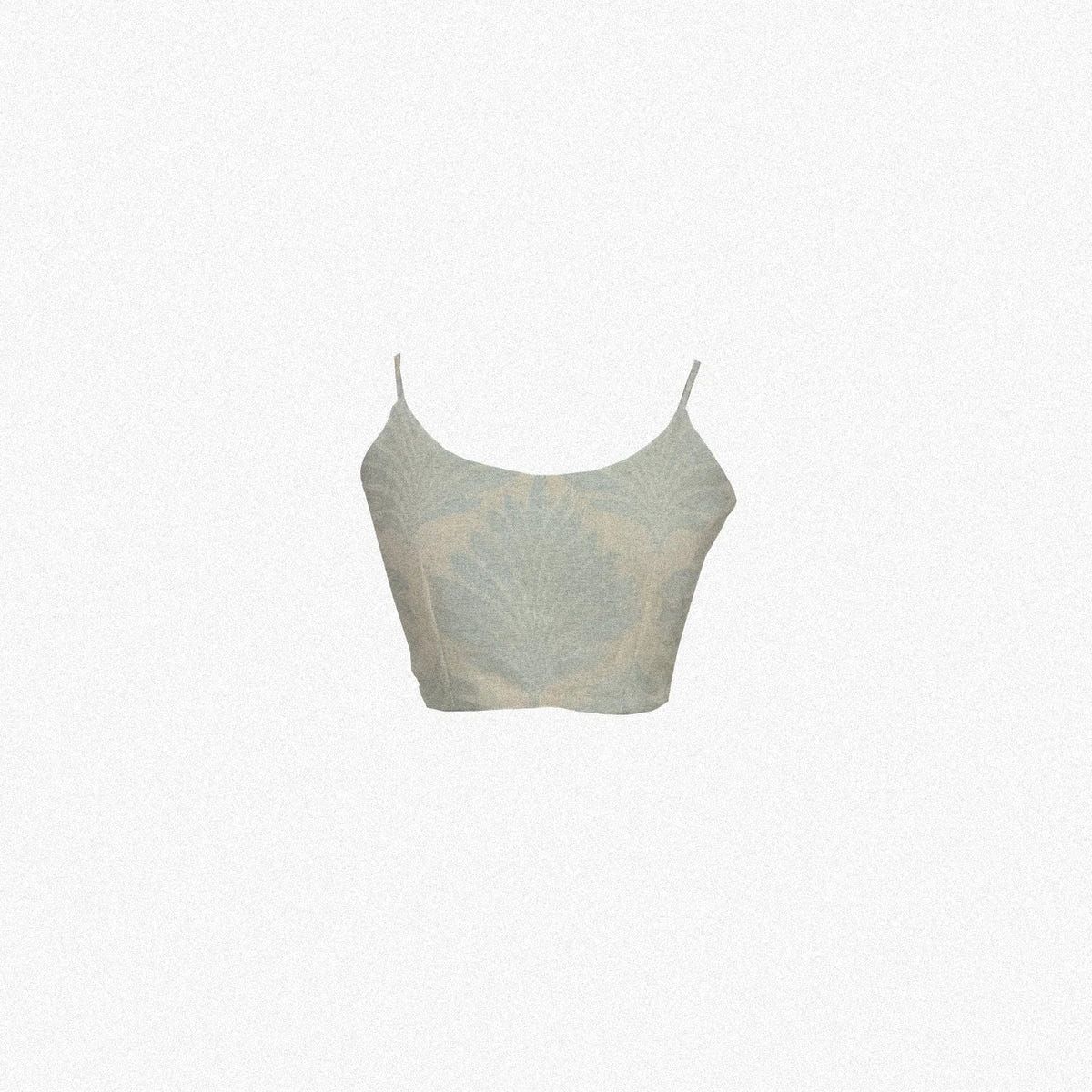 Powder Blue Fitted Top - image 1