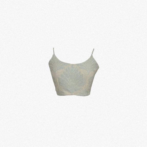 AISHR The Store — Powder Blue Fitted Top
