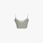 Powder Blue Fitted Top view 2