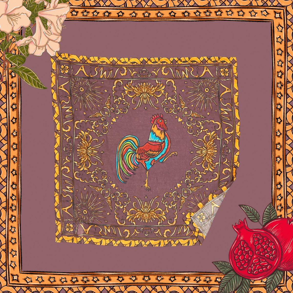 Rooster Petit Scarf - image 1