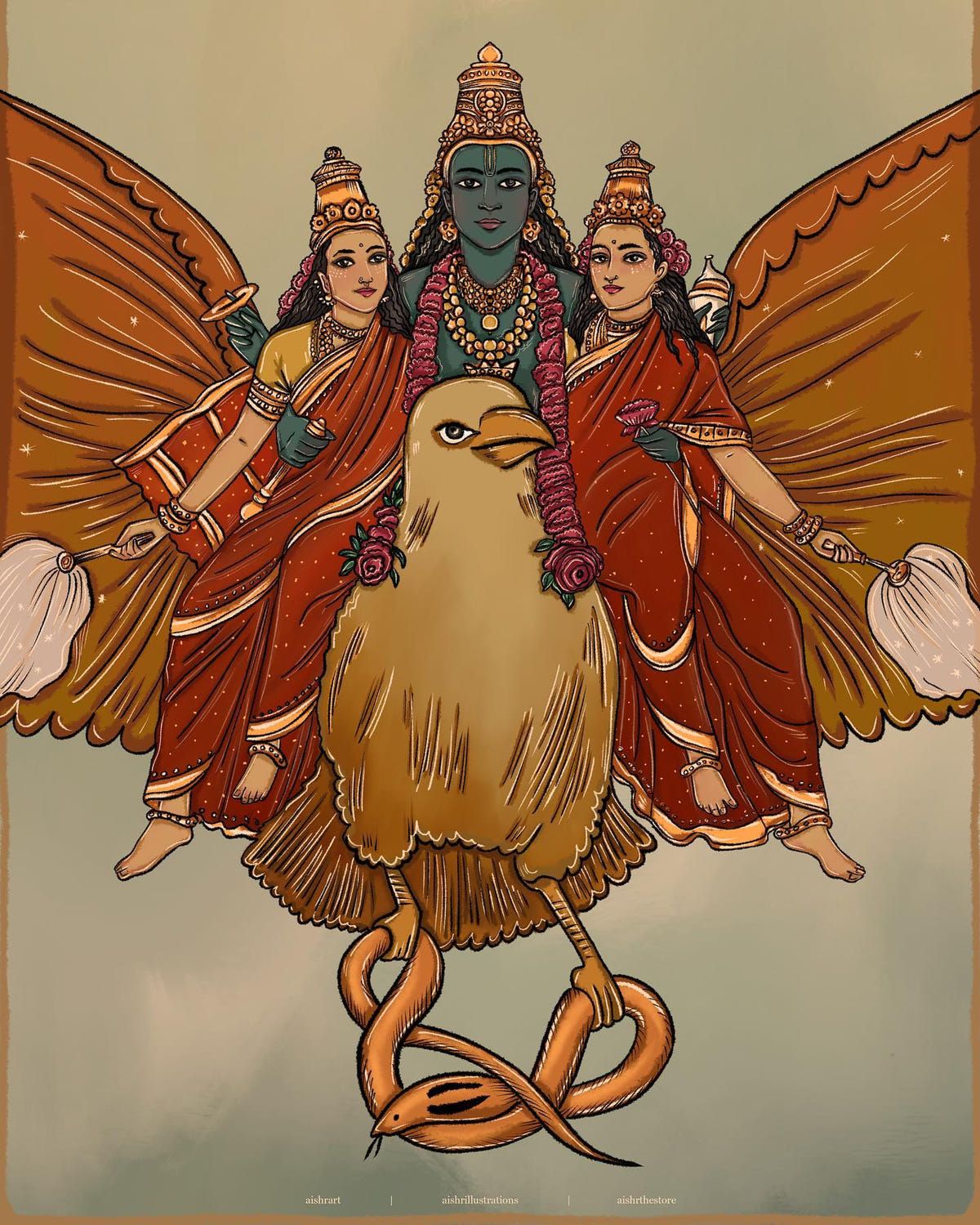 Vishnu Garuda Vahana - image 2