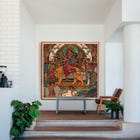 Durga Devi and other gods together view 2