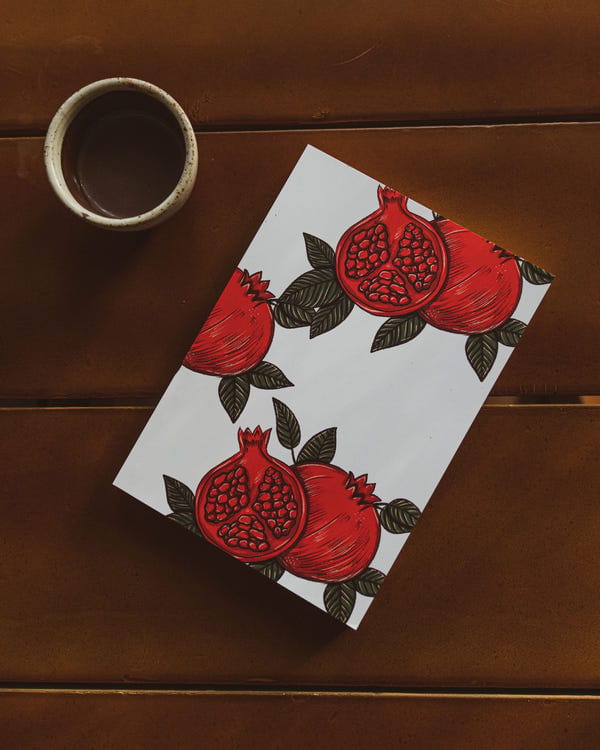 AISHR The Store — Pomegranate Notebook
