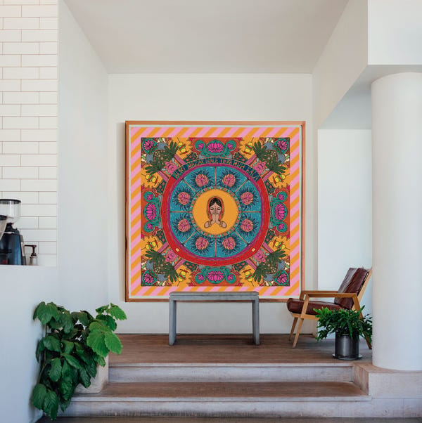AISHR The Store — Buri Nazar Wale Tera Muh Kala 4ft x 4ft