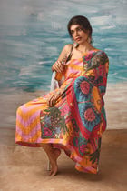 Buri Nazar Wale Tera Muh Kala Saree view 1