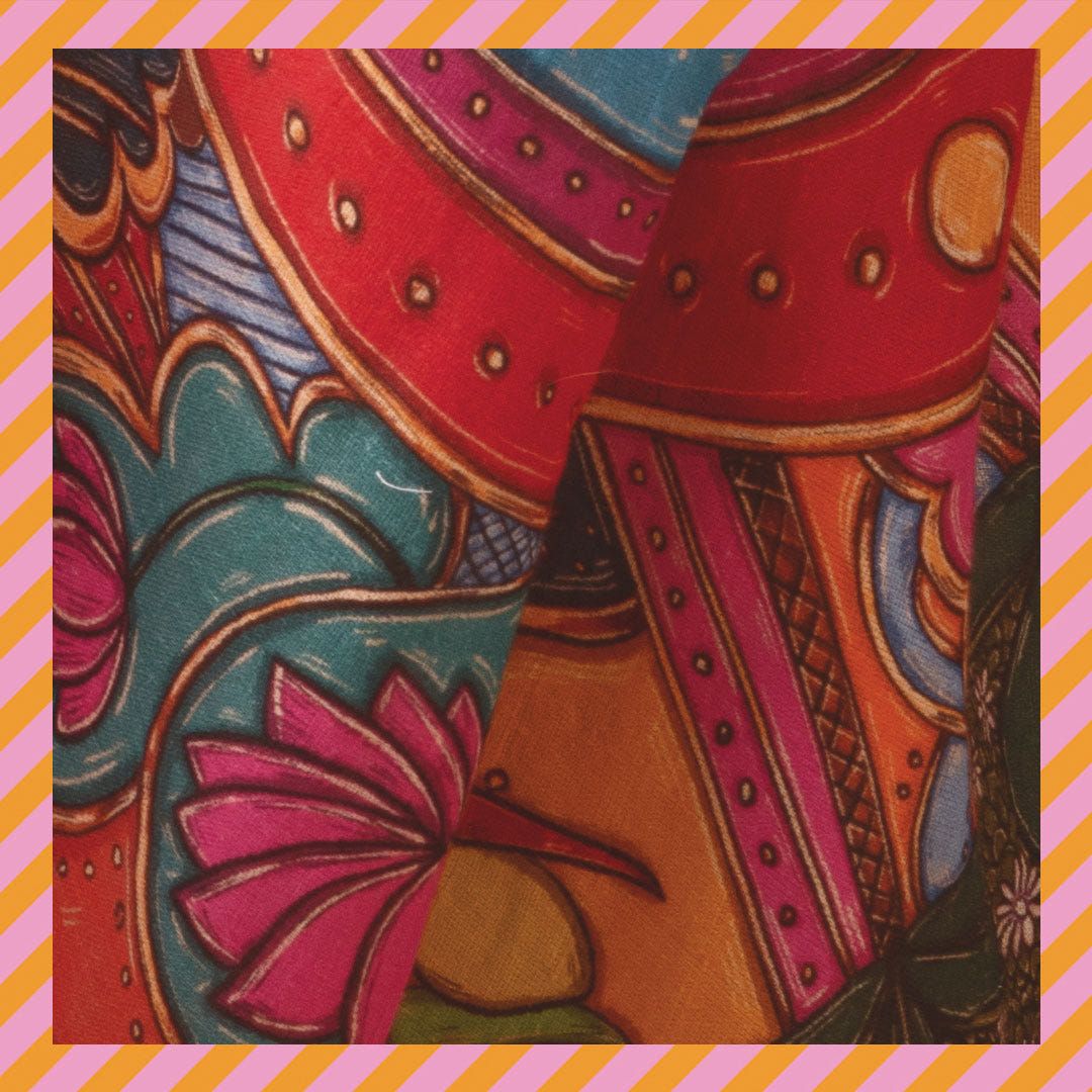Buri Nazar Wale Tera Muh Kala Saree - image 5