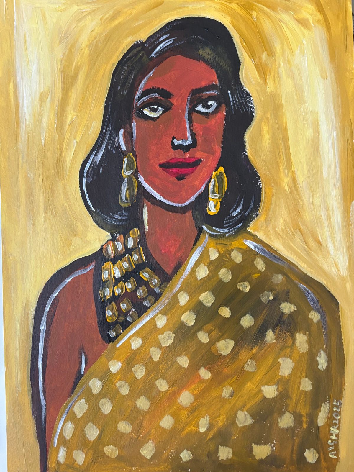 Artwork : Divine Mother : A3 original - image 4