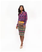 Ooty Roja Shirt with Power Quilted Skirt and Power Quilted Vest Set view 3
