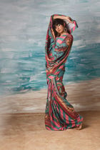 Mera Bharat Mahan Saree view 1