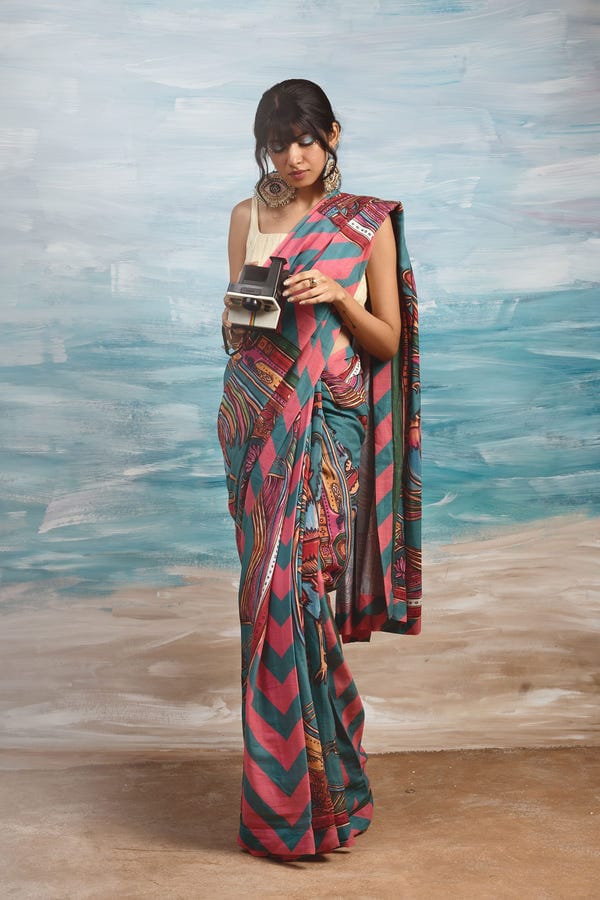 AISHR The Store — Mera Bharat Mahan Saree