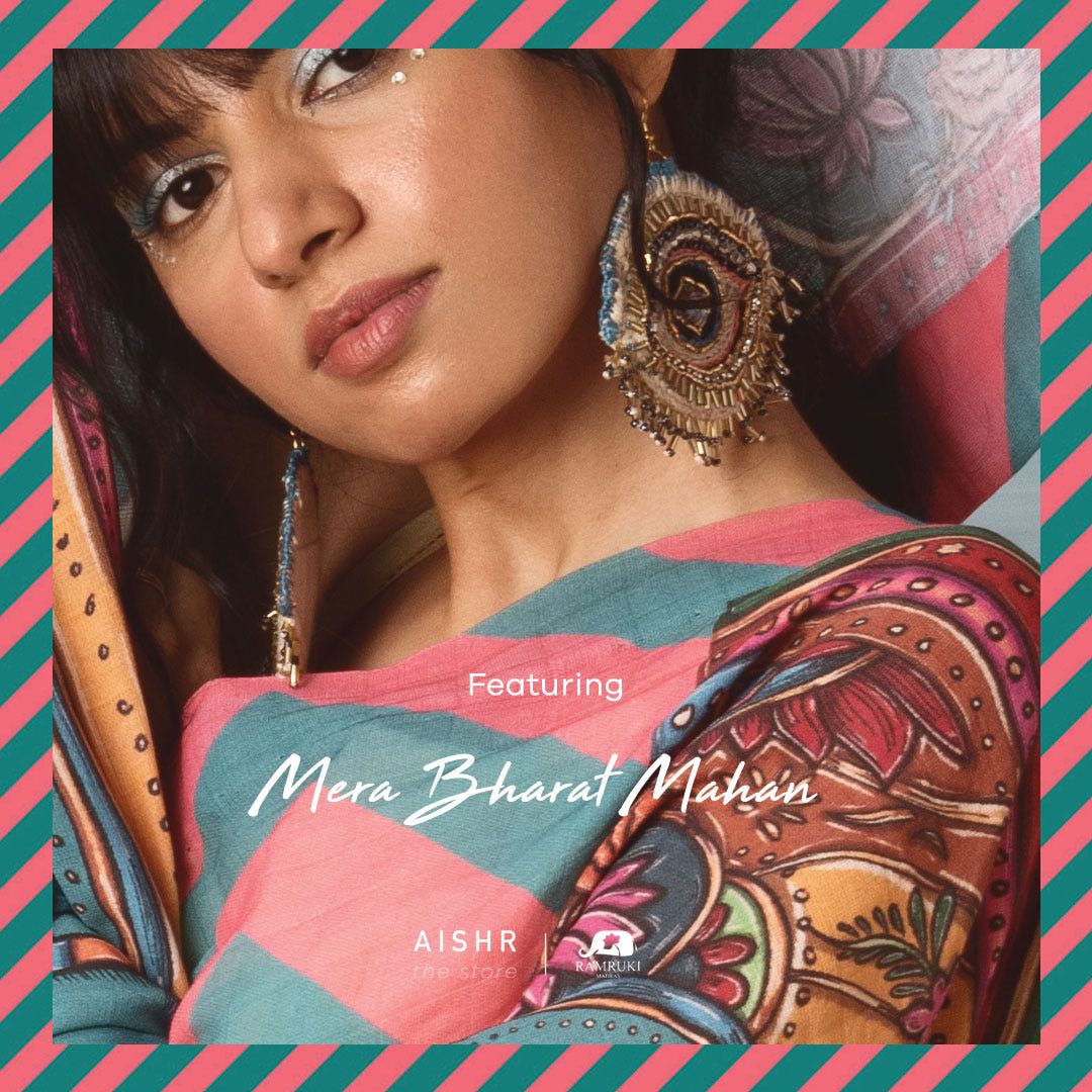 Mera Bharat Mahan Saree - image 3
