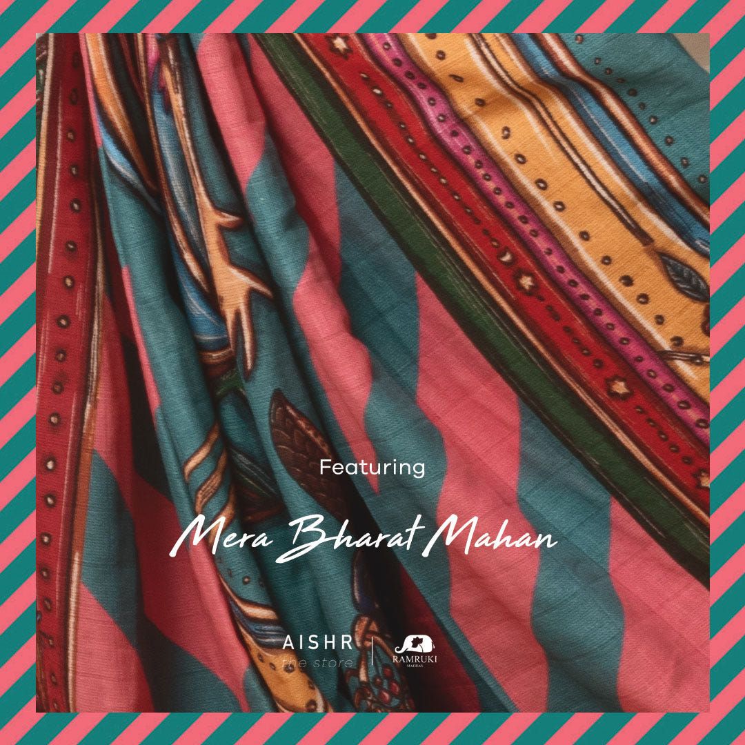 Mera Bharat Mahan Saree - image 4