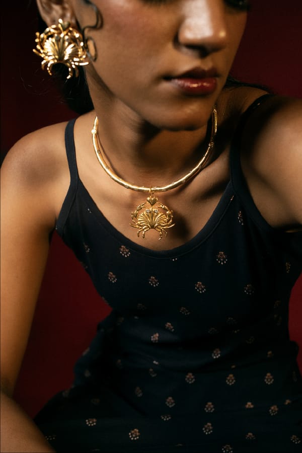 AISHR The Store — Oh Crab Neckpiece