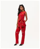 Red Jasmine Co-ord Set view 1
