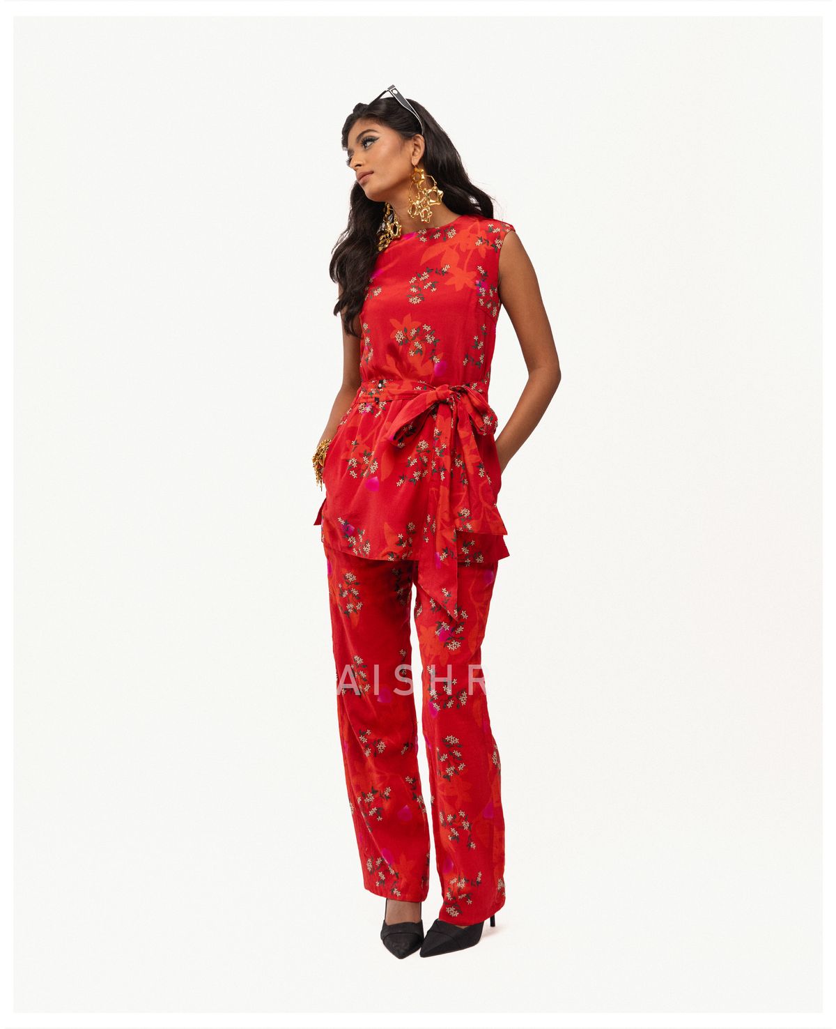Red Jasmine Co-ord Set - image 2
