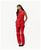Red Jasmine Co-ord Set view 2