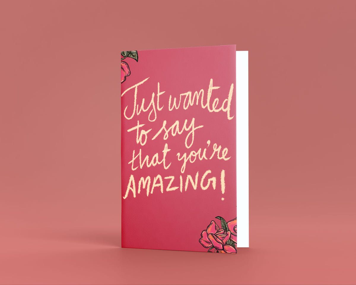 You're Amazing Greeting Card - image 1