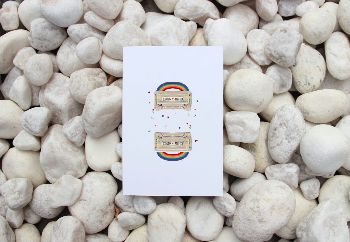 Rainbow Tape Notebook - image 1