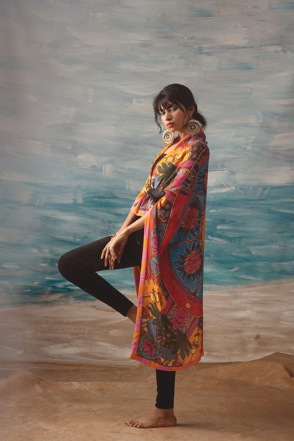 AISHR The Store — Buri Nazar Wale Tera Muh Kala 48in x 48in Scarf
