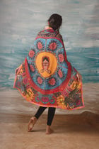 Buri Nazar Wale Tera Muh Kala 48in x 48in Scarf view 2