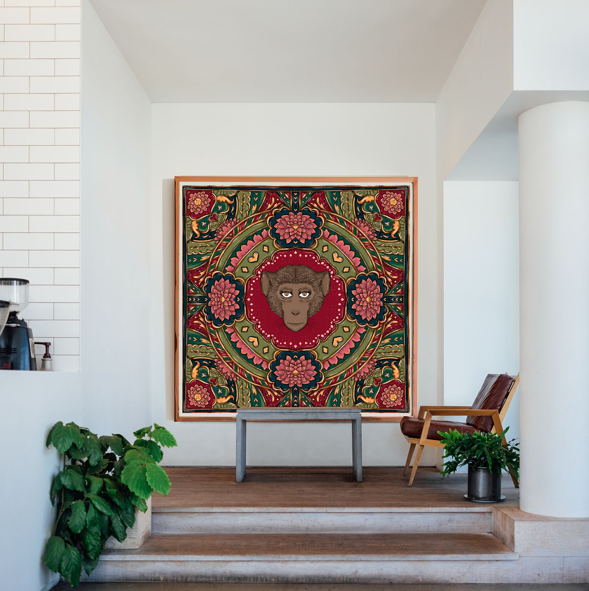 Year of the Monkey 4ft x 4ft - image 1