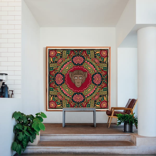 AISHR The Store — Year of the Monkey 4ft x 4ft