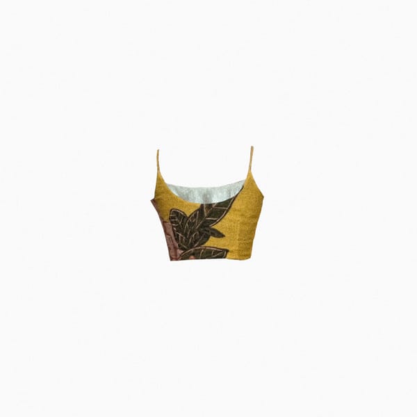AISHR The Store — Madras Fitted Top