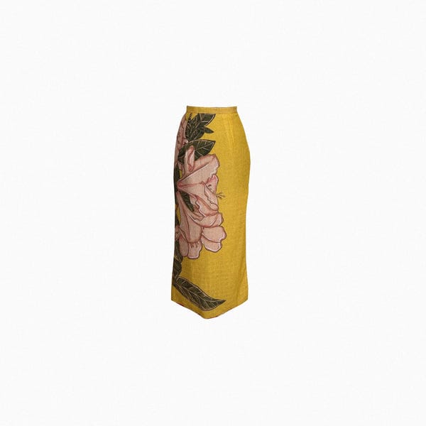 AISHR The Store — Madras One Side Slit Skirt