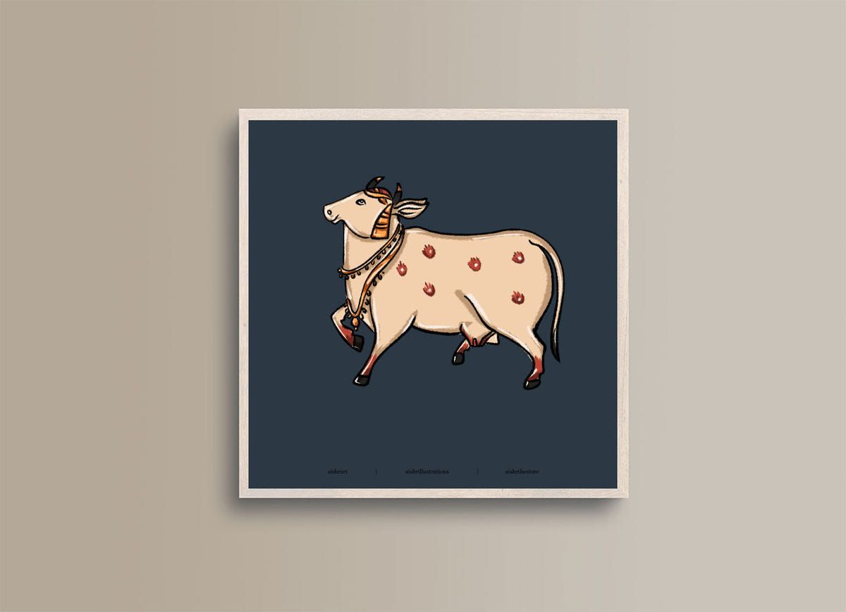 Cute Cow Left - image 1