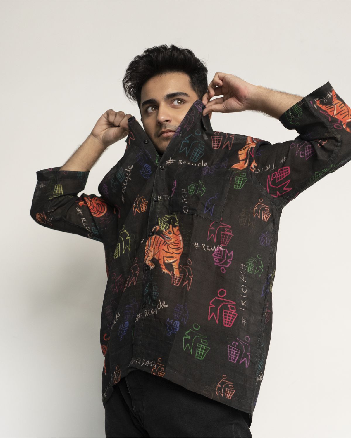 Trash Tiger - Unisex Shirt - image 2