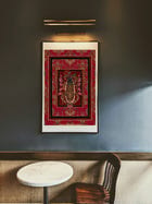 Pichhwai 12 - Srinathji set in a red background view 1