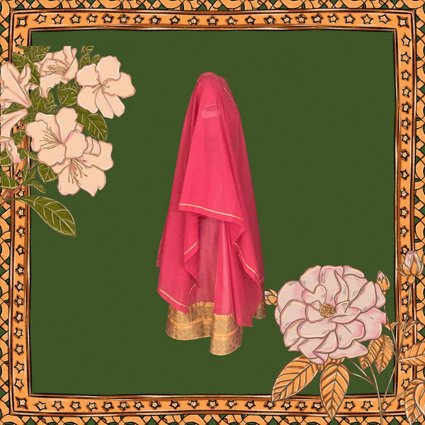 AISHR The Store — Pretty Red Lehenga