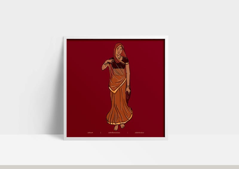 Woman of Old India 2