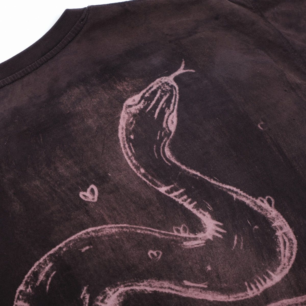 oversized organic cotton t-shirt in rust pink - image 3