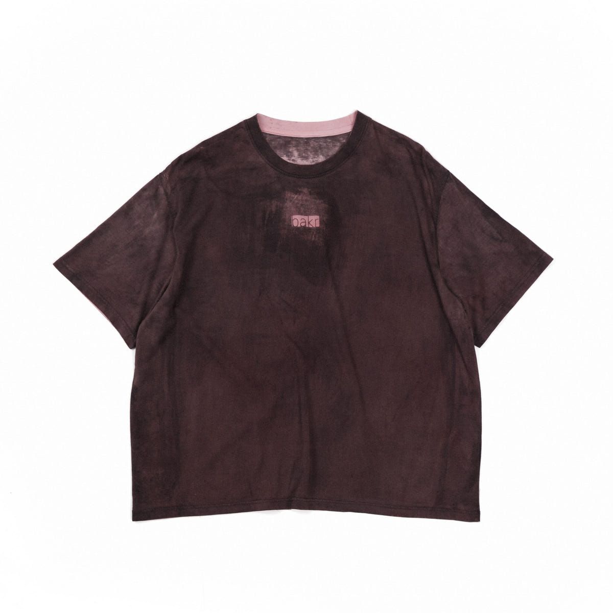 oversized organic cotton t-shirt in rust pink - image 5