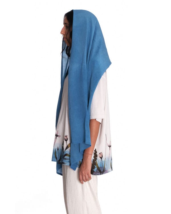 bakr — Silk Stole In “ Indigo Ice”
