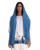 Silk Stole In “ Indigo Ice” view 3