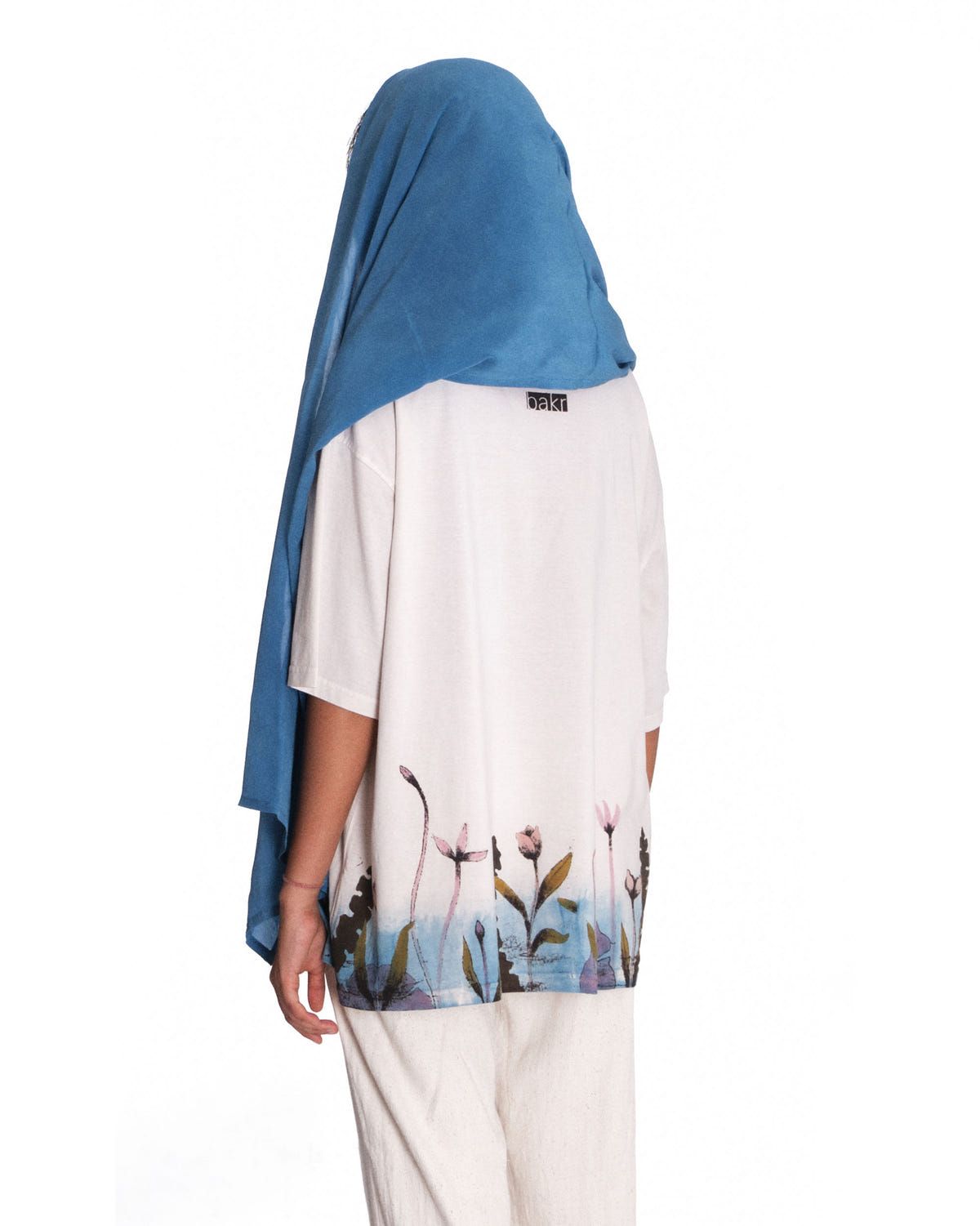 Silk Stole In “ Indigo Ice” - image 4