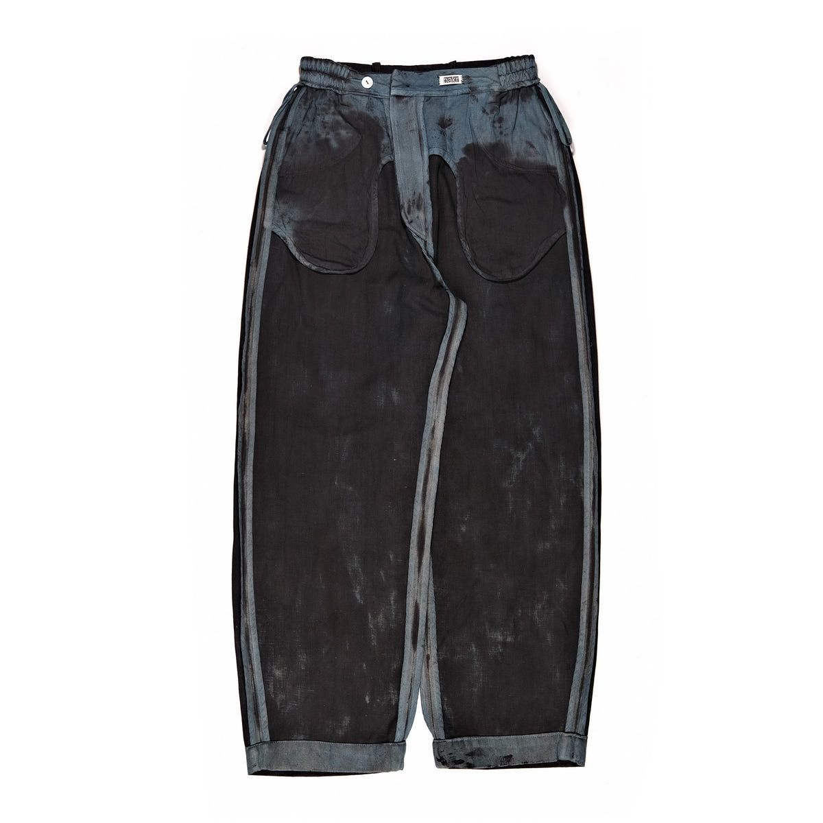 Handspun Bakr Denim in Rust black - image 4